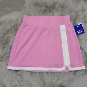 Nwt Joylab Pink And White High Rise Skort